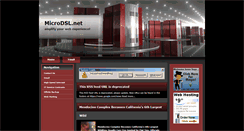 Desktop Screenshot of microdsl.net